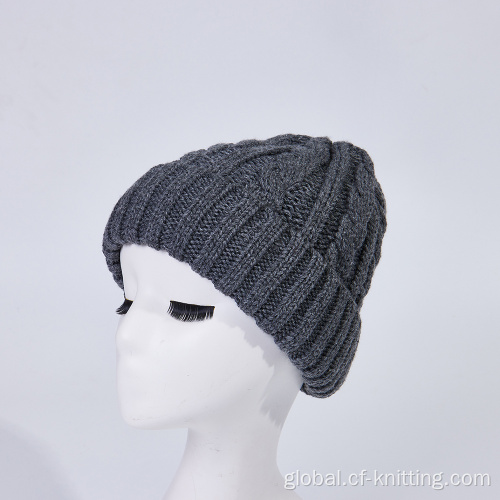 Fine Knitted Hat Hot Sale Winter knitted hat for ladies Manufactory